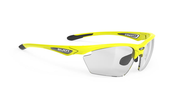 Rudy Project Stratofly Yellow Fluo Gloss - Impactx Photochromic 2 Black Sunglasses