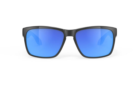 Rudy Project Spinhawk Black Gloss - Rp Optics Multilaser Blue Sunglasses