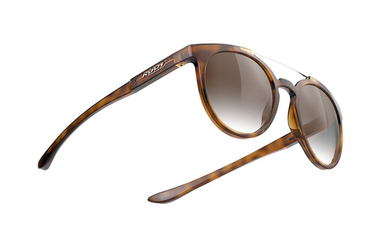 Load image into Gallery viewer, Rudy Project Astroloop Demi Turtle Gloss - Rp Optics Multilaser Brown Sunglasses
