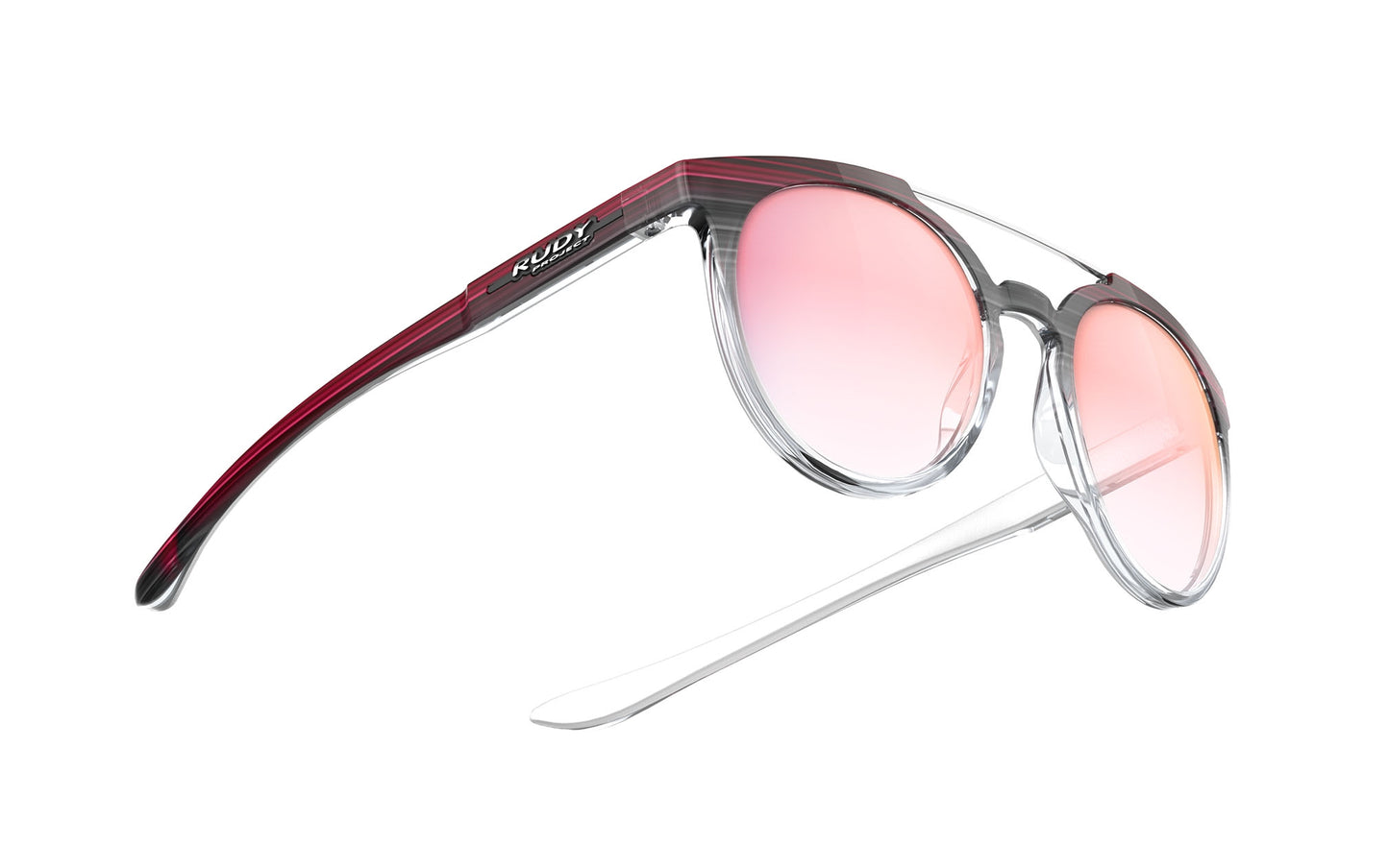 Rudy Project Astroloop Blackcoral Streaked Gloss - Rp Optics Multilaser Pink Sunglasses