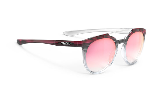 Rudy Project Astroloop Blackcoral Streaked Gloss - Rp Optics Multilaser Pink Sunglasses