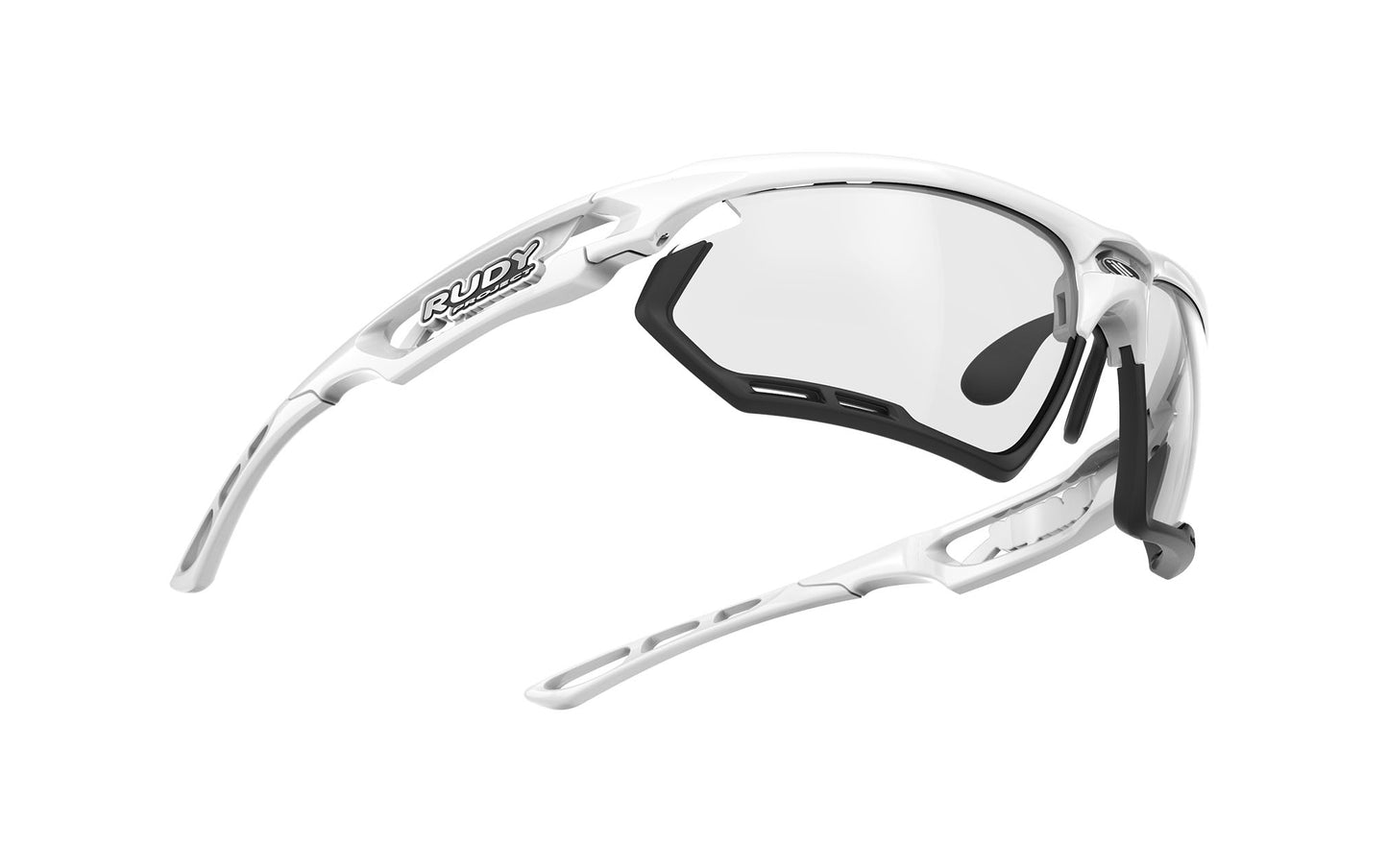 Rudy Project Fotonyk White Gloss - Impactx Photochromic 2 Black Sunglasses