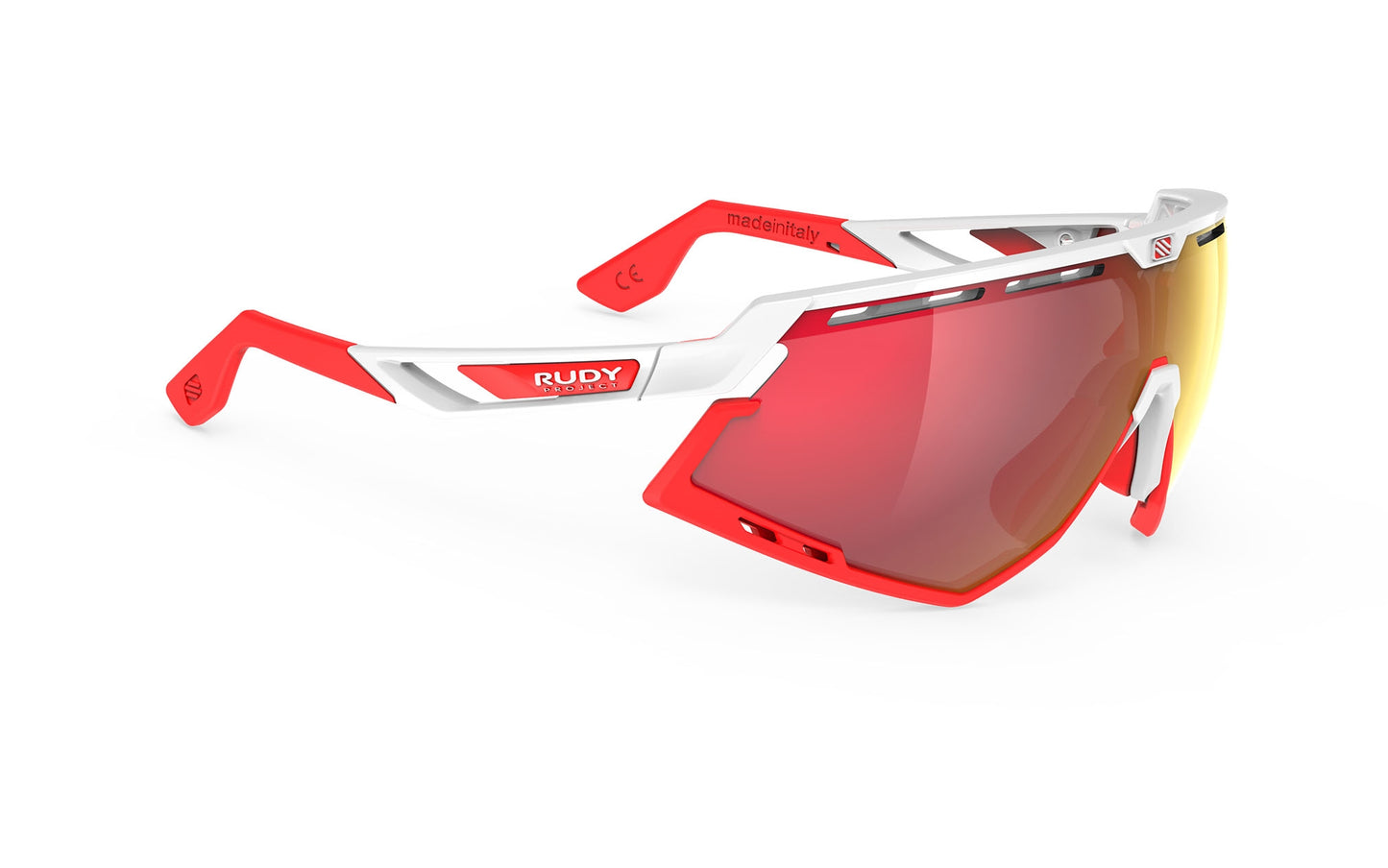Rudy Project Defender White Gloss - Rp Optics Multilaser Red Sunglasses