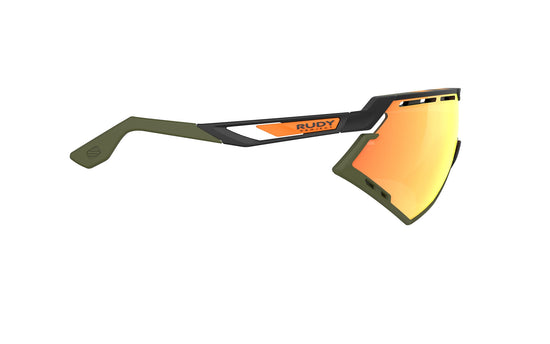 Load image into Gallery viewer, Rudy Project Defender Stripes Black Matte/Black - Multilaser Orange Sunglasses
