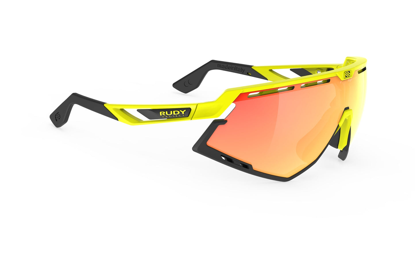 Load image into Gallery viewer, Rudy Project Defender Yellow Fluo - Rp Optics Multilaser Orange Sunglasses
