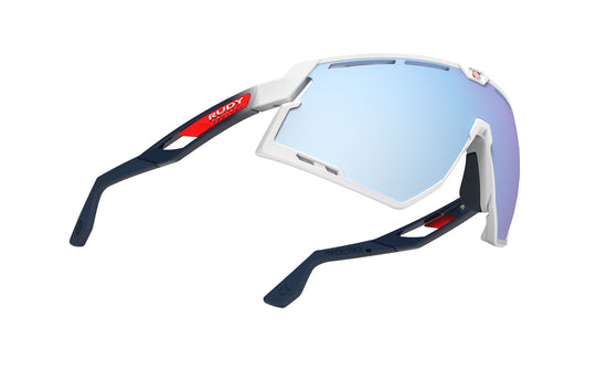 Load image into Gallery viewer, Rudy Project Defender Fade Stripes White G./White - Multilaser Ice Sunglasses
