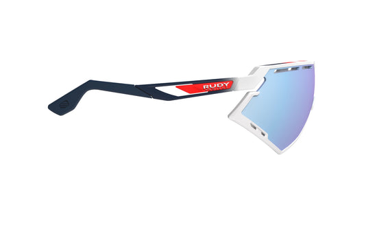 Load image into Gallery viewer, Rudy Project Defender Fade Stripes White G./White - Multilaser Ice Sunglasses
