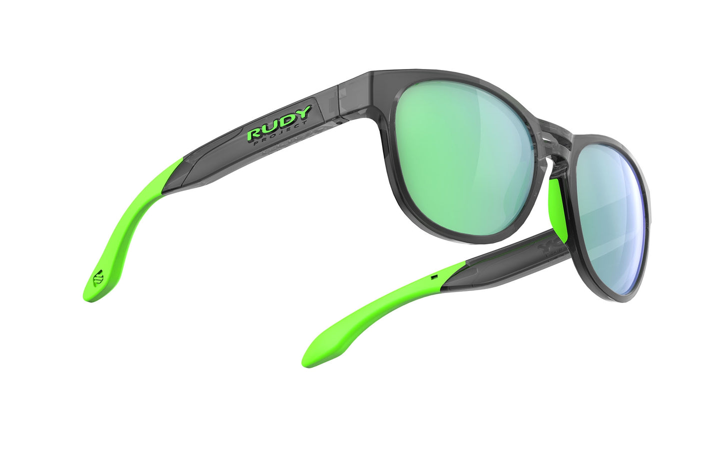 Load image into Gallery viewer, Rudy Project Spinair 56 Crystal Graphite - Polar 3Fx Hdr Multilaser Green Sunglasses
