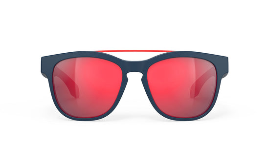 Rudy Project Spinair 59 Blue Navy Matte - Multilaser Red Sunglasses