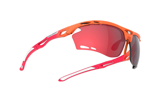 Load image into Gallery viewer, Rudy Project Propulse Mandarin Fade / Coral Matte - Rp Optics Multilaser Red Sunglasses
