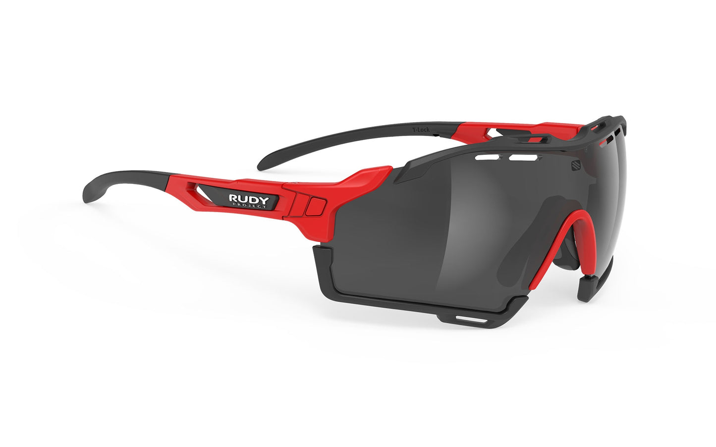 Rudy Project Cutline Fire Red Matte - Rp Optics Smoke Black Sunglasses