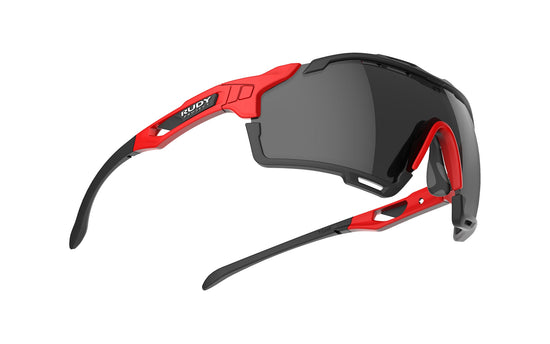 Load image into Gallery viewer, Rudy Project Cutline Fire Red Matte - Rp Optics Smoke Black Sunglasses
