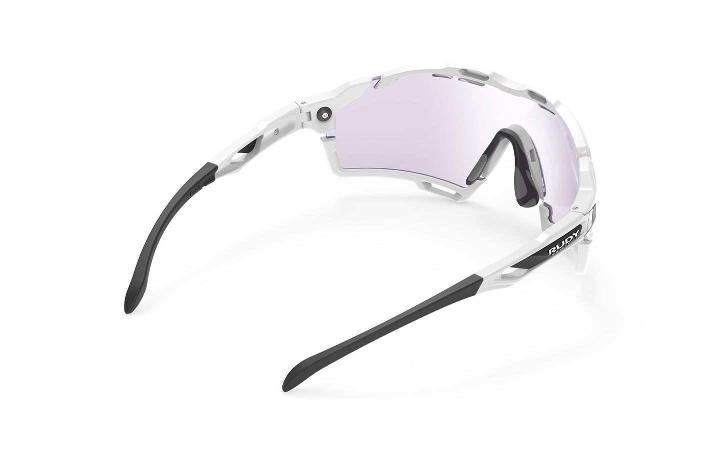 Rudy Project Cutline White Gloss - Impactx Photochromic 2 Laser Purple Sunglasses