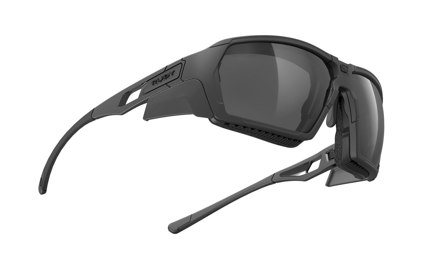 Load image into Gallery viewer, Rudy Project Agent Q Stealth Black Matte Gloss/Grey Rp Optics Smoke Black Sunglasses
