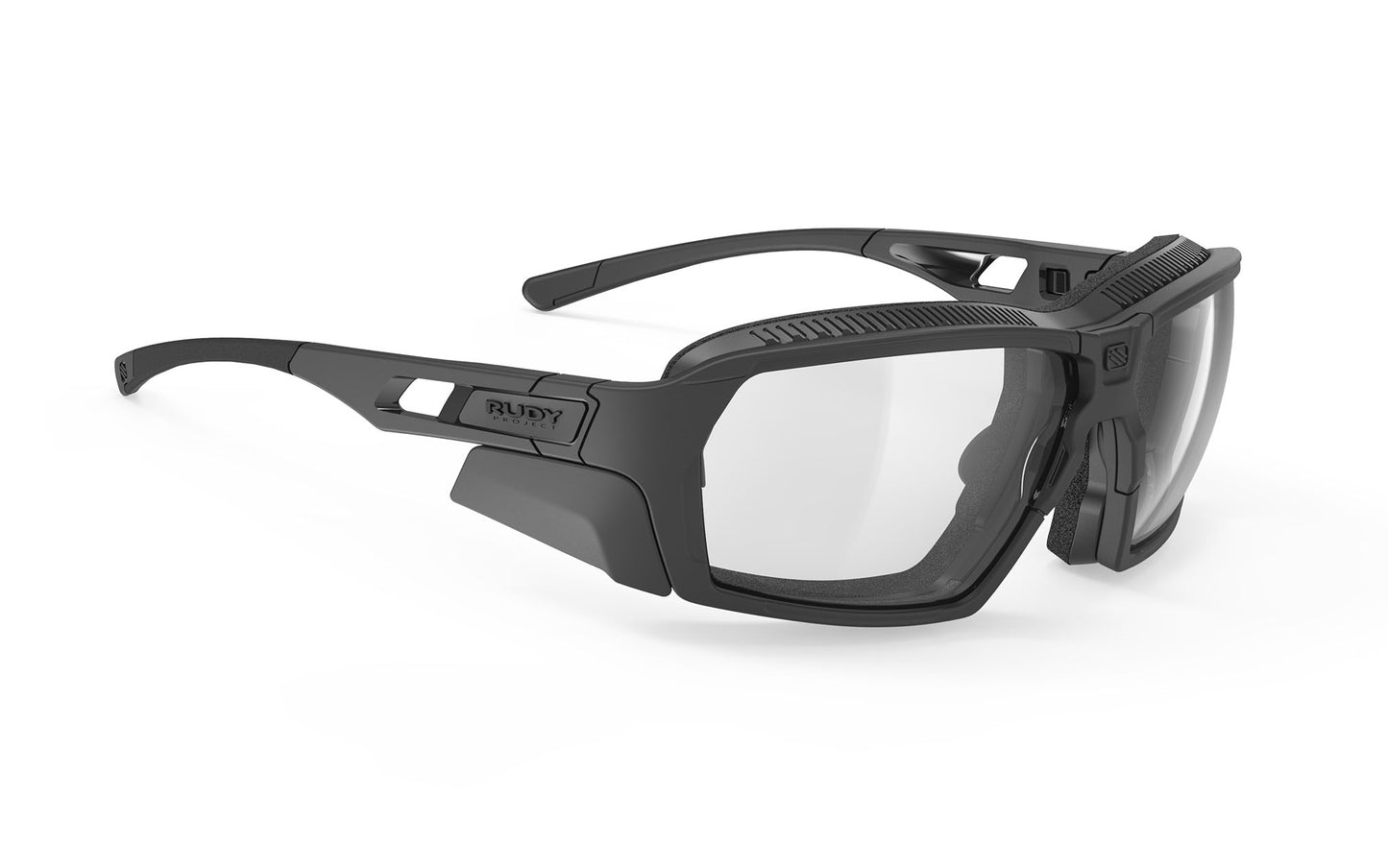 Rudy Project Agent Q Stealth Black Matte Gloss/Grey Impactx 2 Black Sunglasses
