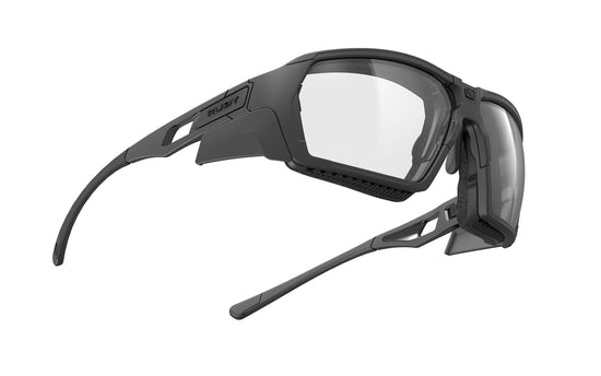 Rudy Project Agent Q Stealth Black Matte Gloss/Grey Impactx 2 Black Sunglasses