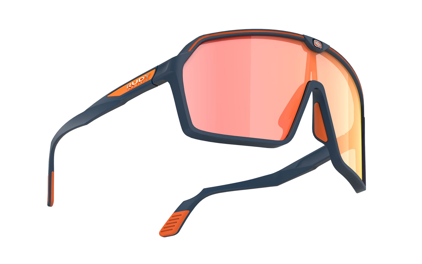 Rudy Project Spinshield Blue Navy Matte - Rp Optics Multilaser Orange Sunglasses
