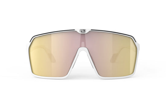 Load image into Gallery viewer, Rudy Project Spinshield White Matte - Rp Optics Multilaser Gold Sunglasses
