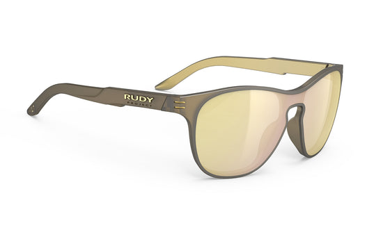 Rudy Project Soundshield Ice Gold Matte - Rp Optics Multilaser Gold Sunglasses