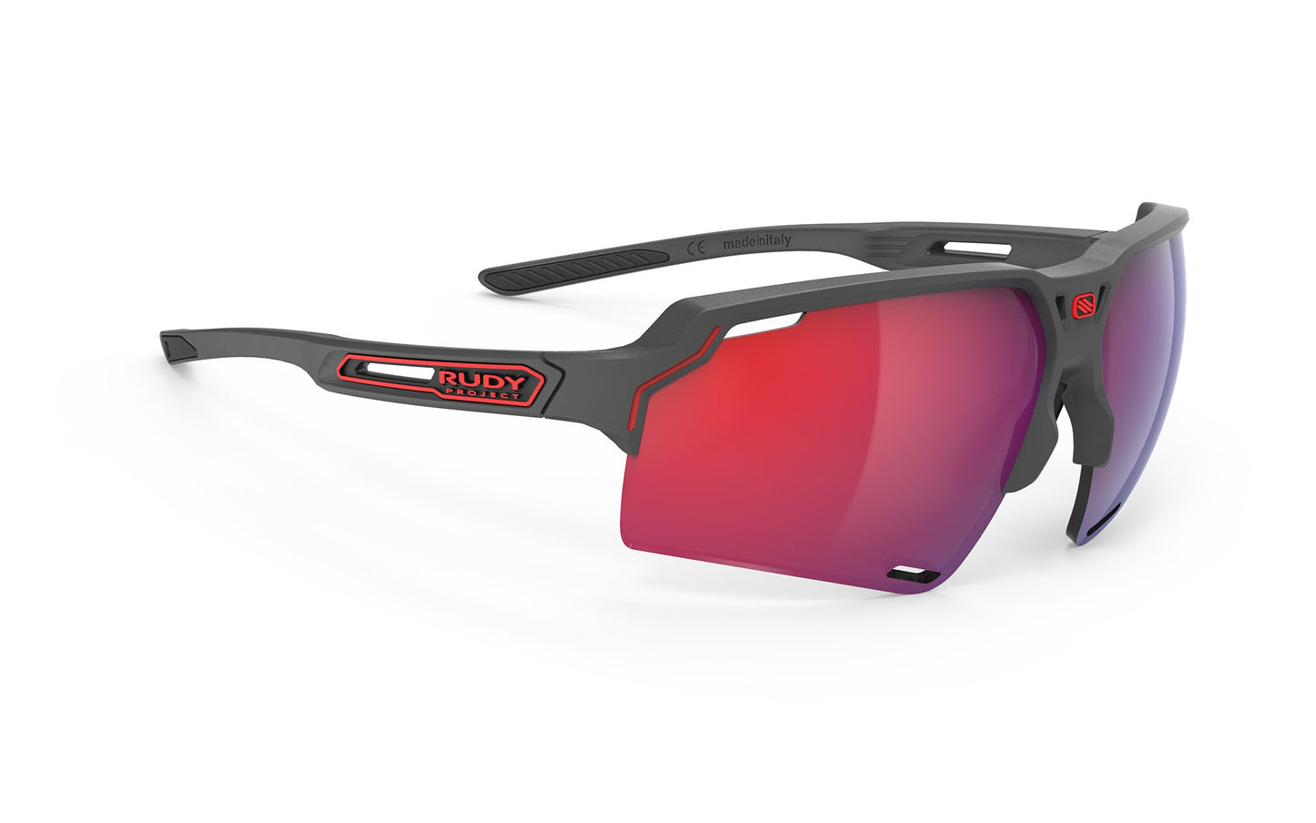 Rudy Project Deltabeat Charcoal Matte Rp Optics Ml Red Sunglasses