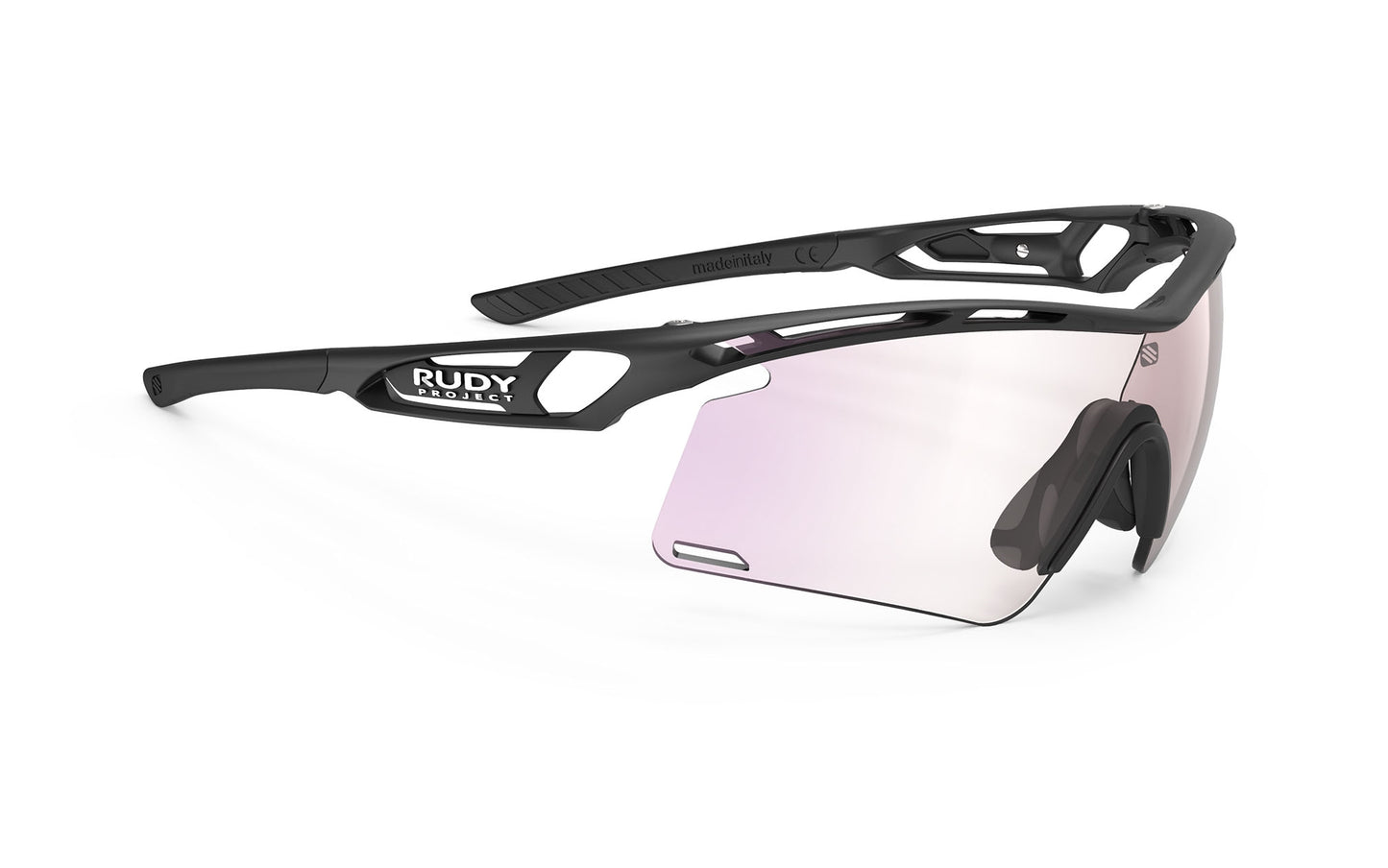 Rudy Project Tralyx+ Black Matte Impactx Photochromic 2 Laser Red Sunglasses