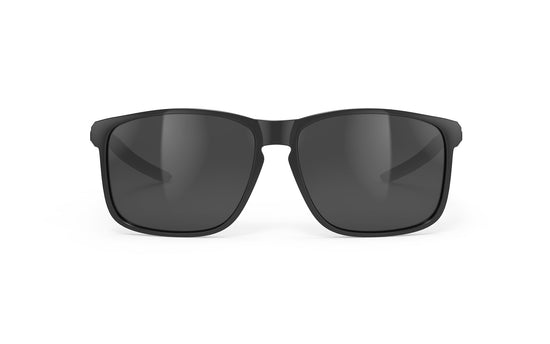 Load image into Gallery viewer, Rudy Project Overlap Black Gloss Rp Optics Smoke Black Sunglasses
