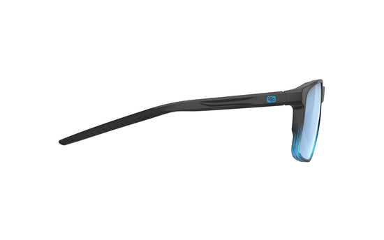 Load image into Gallery viewer, Rudy Project Overlap Black Fade Crystal Azur Gloss Rp Optics Ml Ice Sunglasses
