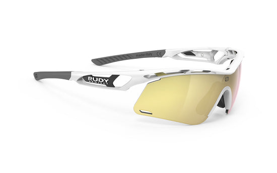 Rudy Project Tralyx+ Slim White Gloss Rp Optics Ml Gold Sunglasses