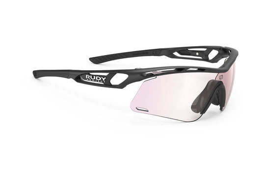 Rudy Project Tralyx+ Slim Black Matte Impactx Photochromic 2 Laser Red Sunglasses